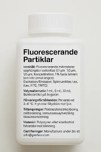 [CFP-5070-2] Carboxyl Fluorescent Particles, Sky Blue, 0.5%w/v, 5.0-5.9µm, 2mL